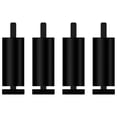 thumbnail image 4 of Patas de metal para muebles de 4 piezas, multiusos, fáciles de instalar, para sofá negro 8cm, 4 of 9