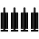 thumbnail image 4 of 4 patas para muebles, patas de sofá resistentes y resistentes al óxido, patas de repuesto ajustables. negro 8cm, 4 of 9