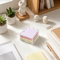 thumbnail image 6 of Sticky Note Holder,Scalloped Acrylic Post It Note Holder 3"x3" Clear Sticky Note Holder Dispenser for Classroom, Desk Organizer Accessories for Dorm Room,Office Supplies(1Pcs), 6 of 9