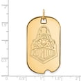 thumbnail image 2 of Solid 10k Yellow Gold Purdue Large Dog Tag, 2 of 2