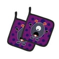 thumbnail image 1 of Carolines Treasures BB7002PTHD Petit Monstre Raisin Gordo Paire de Supports de Pot, 1 of 1