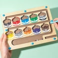 thumbnail image 2 of Magnetic Color And Number Maze - Montessori Educational Wooden Magnet Puzzle, 2 of 4
