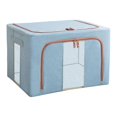 thumbnail image 4 of yuksok Clothes Storage Bag Organizer 66L Waterproof Reinforced Large Capacity Dustproof Blue, 4 of 7