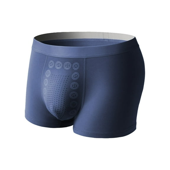 Sngxgn Men's Underwear Breathable Soft Boxer Briefs Stretch Trunks(B,L)