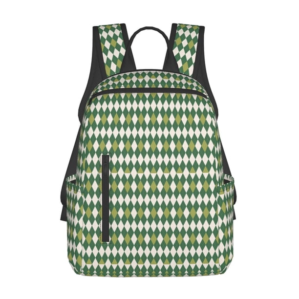 Easygdp Light Green Squares para Easygdp Yak - Mochila Casual Ligera y Resistente para Viaje y Senderismo para Hombres y Mujeres