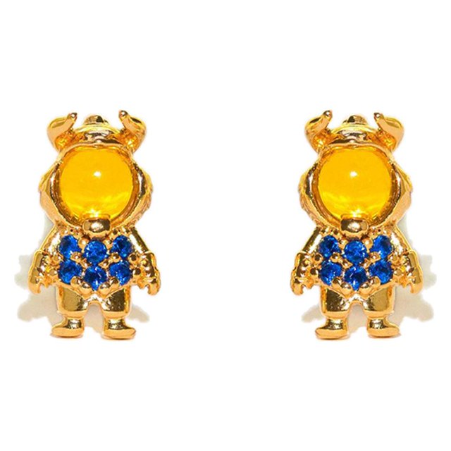 Juego De 3 Pendientes De Princesa Disney Beauty and the Beast Earring Set Belle Rose Joyería