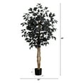 thumbnail image 3 of Nearly Natural Artificial Ficus Halloween Potted Tree - 4' - Unlit, 3 of 4