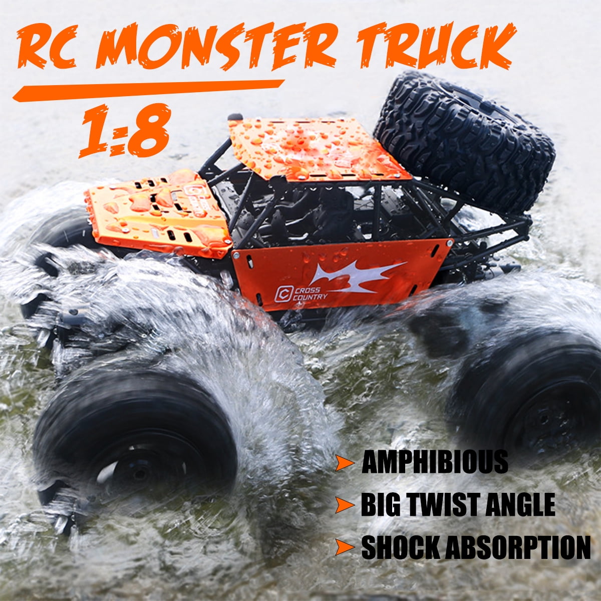rc truck with boat