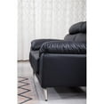 thumbnail image 4 of American Eagle Furniture Leather Loveseat in Black, 4 of 9