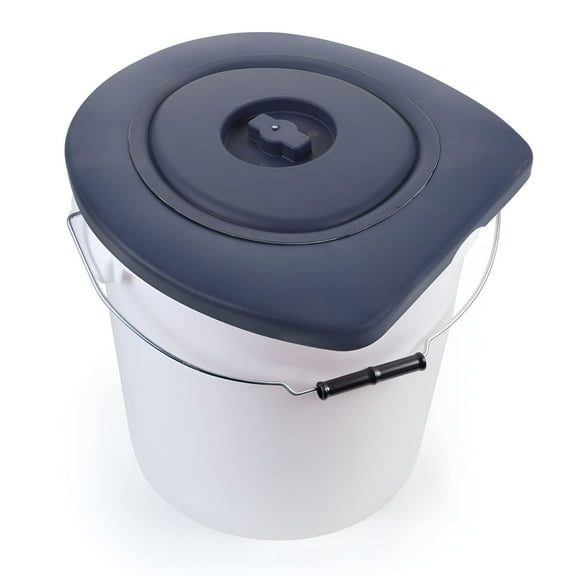 LAMIRO Portable Toilet Seat Camping Toilet Seat With Lids For Camping Emergencies And Standard Toilets