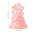 thumbnail image 3 of Fiudx Decoración del hogar Piedras rotas de cristal natural con pegamento por goteo, árbol de Navidad, artesanías de cristal, adornos de decoración de escritorio para el hogar, 3 of 3