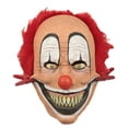 thumbnail image 1 of Pince à Épiler Clown Masque en Latex Accessoire de Costume d'Halloween Horreur Cheveux Rouges, 1 of 3