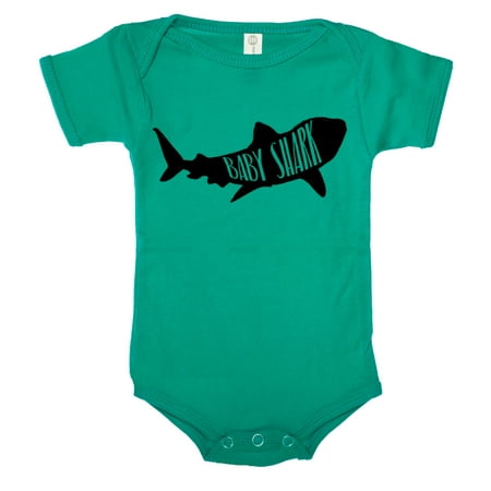

Baby Shark Romper Baby one-piece bodysuit Newborn jumpsuit - Jade CA165SHARK S1 18-24