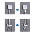 thumbnail image 4 of BRIGHT SHOWERS Shower Hose For Hand Held Shower Heads, 96 Inches Cord Extra Long Stainless Steel Hand Shower Hose, Ultra-Flexible Replacement Part with Brass Insert, Chrome, 4 of 8