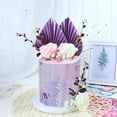 thumbnail image 2 of Abanico plegable con enchufe para cumpleaños, decoración para tartas, hojas doradas, bandera, mesa de postres, decoración, 2 of 5