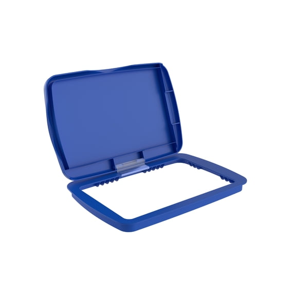Rev-A-Shelf 32 qt. Trash Can Replacement Lid, Blue (Lid Only), RV-32-LID-22-1-40