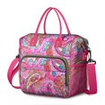 thumbnail image 1 of Elegant Tribal Paisley Lunch Tote – Dual Compartment Leakproof & Perfect for Spring and Summer, 1 of 6