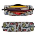 thumbnail image 2 of Fotbe Bright Insects Estuche para Lápices de Cuero con Estampado, Estuche con Cremallera Resistente, Organizador Compacto y Elegante para Papelería, 2 of 7