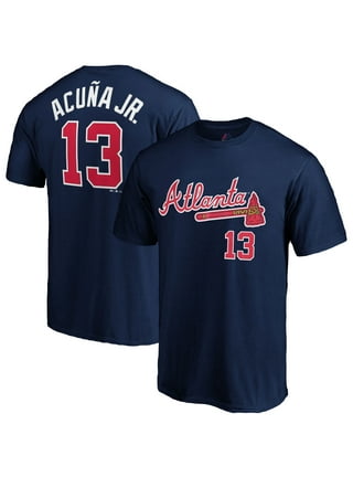  Nike Ronald Acuna Jr. Atlanta Braves Youth Name & Number T-Shirt  - Red (XLarge) : Sports & Outdoors