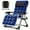 Blue&Gray, variant on Chair, Reclining Lounge Chair With Removable Cushion And Cup Holder For Outdoor, Patio Recliner Folding Reclining Chair, Support Up To 440lbs