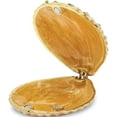 thumbnail image 3 of Fashion Bejeweled Pinky Clam Shell Trinket Box (3.25 X 3) Made In China bj2028, 3 of 5