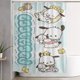 thumbnail image 1 of Cortina de ducha Pochacco con diseño de dibujos animados, con 12 ganchos, impermeable, lavable, de poliéster, para decoración del baño, 60 x 72 pulgadas, de hierro, 1 of 8