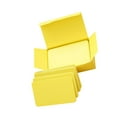 thumbnail image 4 of 9.4 x 5.5cm Paper Blank Index Flash Cards DIY Greeting Quick Message, 90 Sheets Yellow, 4 of 7