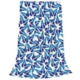 thumbnail image 2 of Sikiie Blue Butterflies Ultra-Soft Micro flannel Blanket Luxury All Seasons Warm Blanket for Bedding Sofa and Travel (4 sizes)-50"x40", 2 of 7