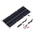thumbnail image 1 of Yeacher DC5V/DC12V 10W Dual Output Solar Power Energy Charging Panel with USB Interface Car IP65 Water Resistance Portable Completed Accessories for Outdoor Camping Hiking Fishing Climbing, 1 of 8