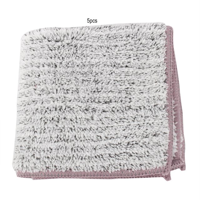 Paño de microfibra absorbente no pegajoso, herramienta de limpieza de cocina, 5 uds.