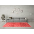 thumbnail image 3 of Ahgly Company Indoor Square Oriental Red Traditional Area Rugs, 6' Square, 3 of 4