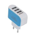 thumbnail image 2 of 3USB EU Plug LED Cargador de teléfono móvil Cargador de viaje de cabezales múltiples (2A) (Azul), 2 of 5