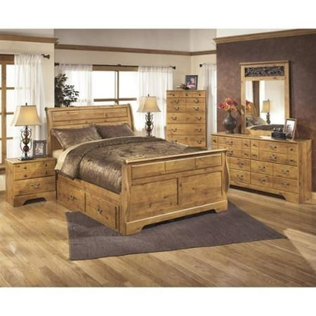 Ashley Bittersweet 6 Piece Wood Queen Drawer Sleigh ...