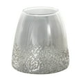 thumbnail image 6 of DecMode 8", 6"H Textured Gray Glass Vase, Set of 2, 6 of 13