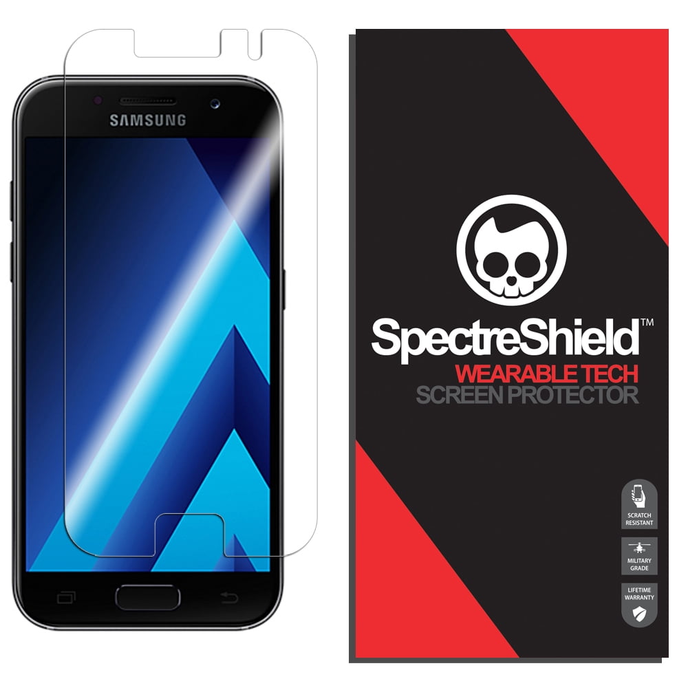Andre steder Fra Literacy Spectre Shield Screen Protector for Samsung Galaxy A3 (2017) Case Friendly  Accessories Flexible Full Coverage Clear TPU Film - Walmart.com