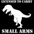 thumbnail image 3 of CafePress - T Rex Small Arms Carry License Dinosaur Pajamas - Women's Short Sleeve Print T-Shirt and Pants Dark Cotton Pajama Set, 3 of 7