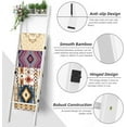 thumbnail image 5 of 6-Tier Blanket Ladder for Living Room, Blanket Quilt Ladder Rack Rustic Decorative Towel Holder, Wall Leaning Blanket Ladder Shelf Storage Farmhouse Decor for Bedroom Bathroom, White, 5 of 8