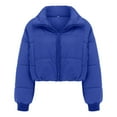 thumbnail image 3 of Vedolay Parkas for Women Long Sleeve Open Front Knit with Pockets 2023 Blue,S, 3 of 5