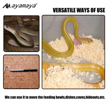 Collapsible Snake Hook - Extends To 39.3 Inches, Stainless Steel Reptile Handling Tool For Pet Snakes