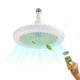 thumbnail image 1 of Ventilador de techo 3 en 1 de 30w con lámpara de iluminación, Base convertidora E27 con Control remoto para dormitorio, sala de estar, hogar, Ac85-265v silencioso, 1 of 4