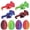 U 4PC, variant on 3D Printed Octopus Animal Egg Set,Crystal Animals with Inside Easter Halloween