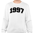 thumbnail image 2 of 1997 College Style Sweatshirt Unisex Large White, 2 of 5