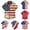 001-Red2, variant on VOUZZA Boys 4th of July Button Down Short Sleeve Shirt Kids Patriotic American Flag Independence Day Graphic Print Hawaiian Beach Camp Top Size 5-17
