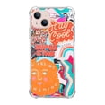 thumbnail image 1 of Hippie Collage Case Compatible with iPhone 14 Plus,Aesthetic Art Design TPU Bumper Cover Case, 1 of 6