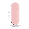 thumbnail image 3 of Solid Color Silica Mud Elliptical Yoga Mat, Non Slip Quiet Shock Absorbing Fitness Floor Mat, Thick Exercise Mat for Yoga Pilates Workout Home Gym Training, 3 of 6
