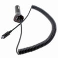 thumbnail image 2 of Car Charger with USB-C Adapter Power Adapter for Samsung Galaxy S25/Edge/Plus/Ultra - Type-C DC Socket Extra USB Port Coiled Cable LED Light, 2 of 4