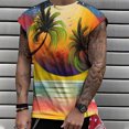 thumbnail image 2 of Moda de verano para hombres Impresión 3D Hombro expandido Casual Deportes Casual Camiseta sin mangas Chaleco Pompotops oipoqjl30654, 2 of 5