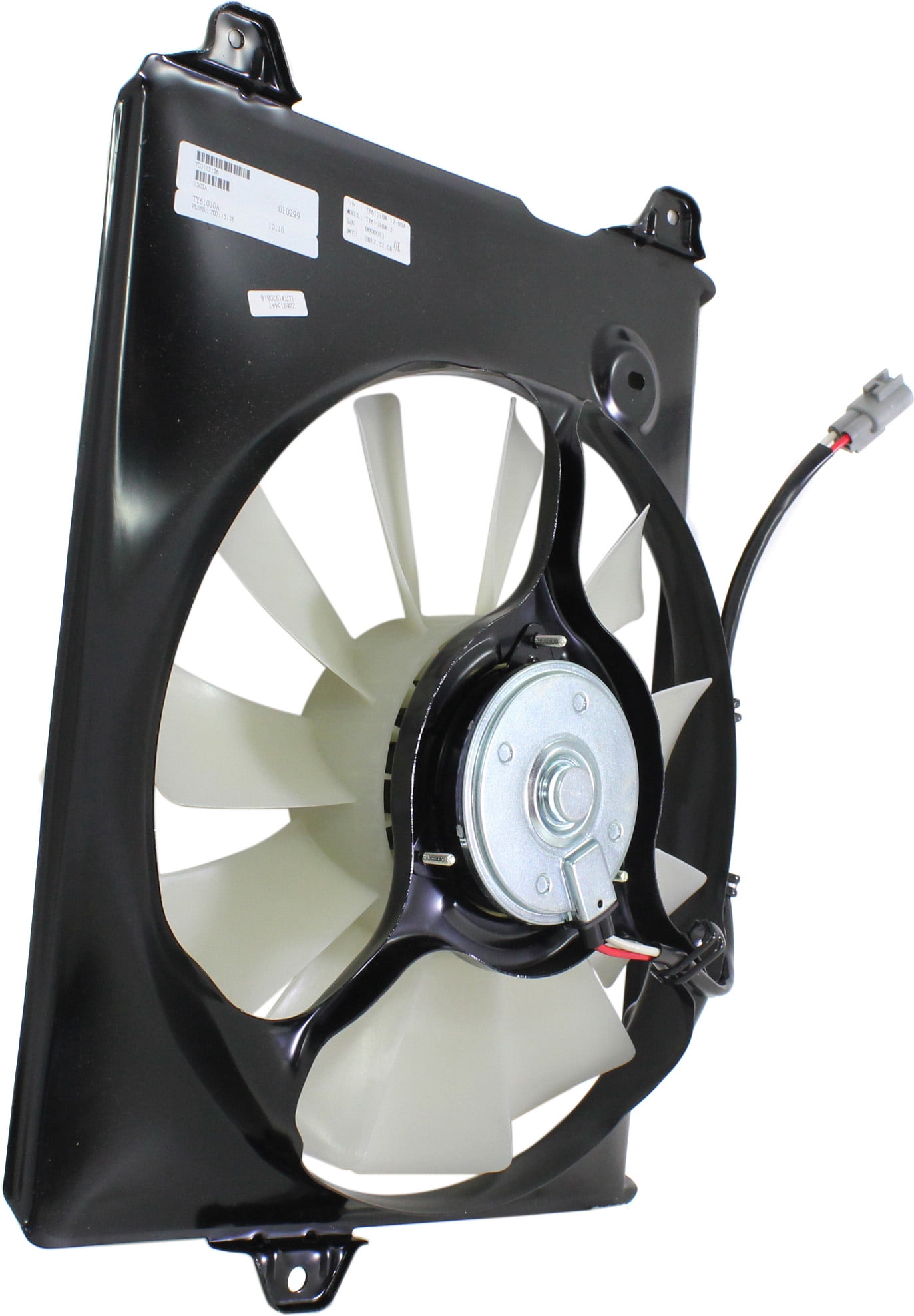 Replacement T160921 Cooling Fan Assembly Compatible with 1998-2003 Toyota Sienna A/C Condenser
