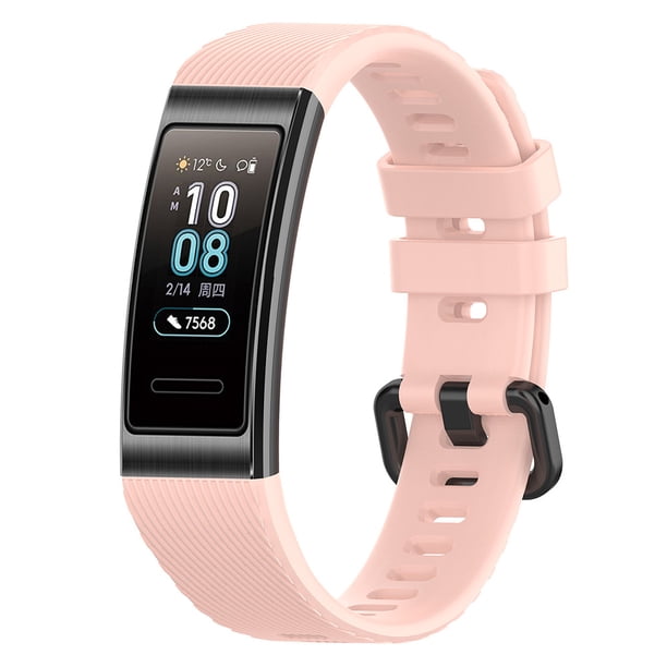 Correa de muñeca de correa de reloj ajustable de silicona para Huawei Band 4 Pro TER-B29S
