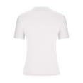 thumbnail image 4 of Women Blouses Womens Tops And Blouses Fall Petite Tops for Women Size Petite Work T Shirt Womens Comfy T Shirts Guard Top Skin Tight Shirt Casual V Neck Solid Shirts for Leggings White 2XL, 4 of 5